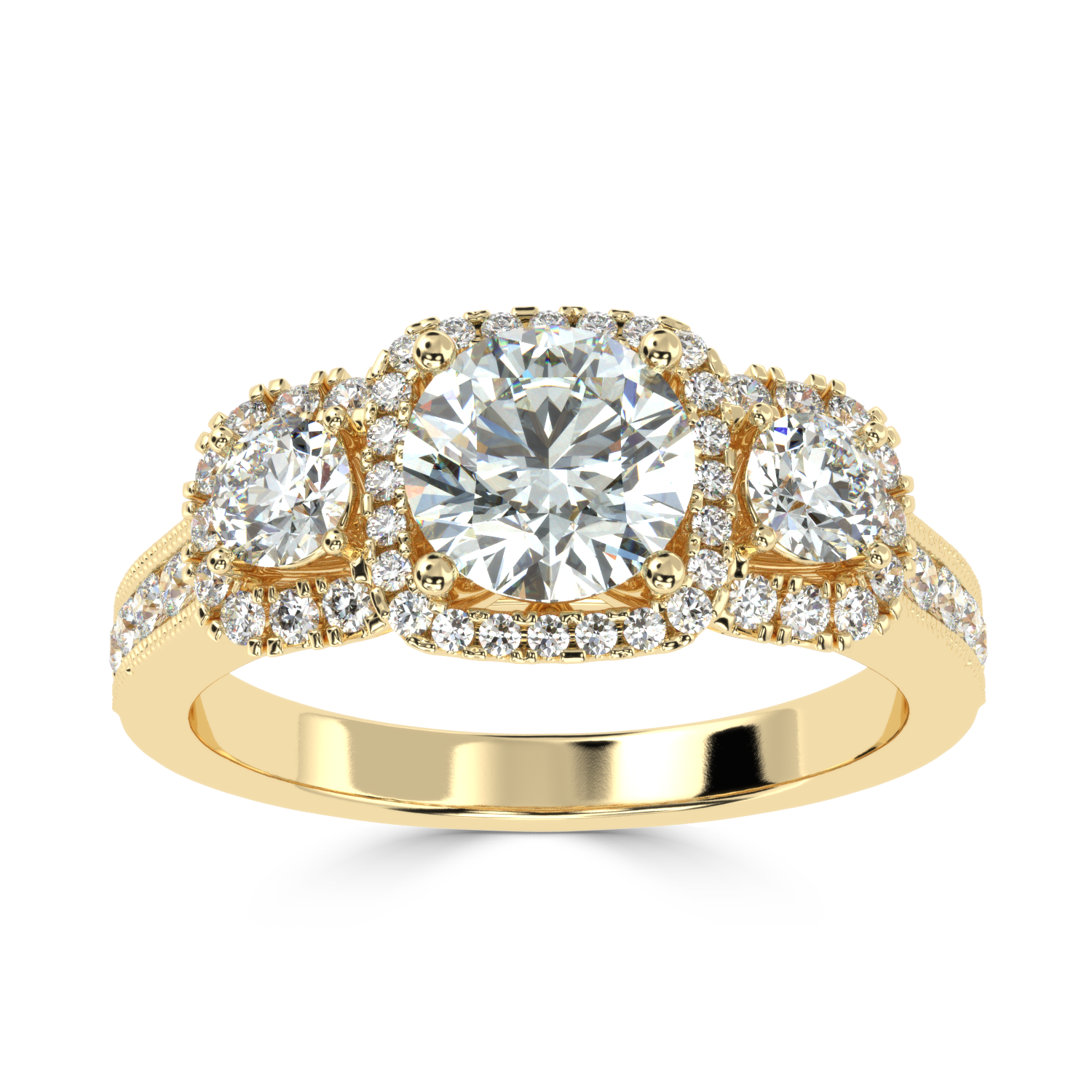 Buy 1.38Ct Solitaire Natural Diamond Ring  | SolitaireKart